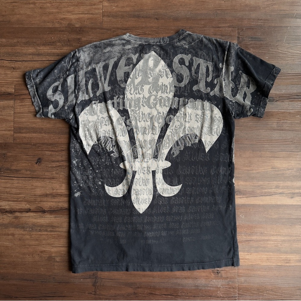 Vintage Sliver Star Grunge Y2K T-shirt